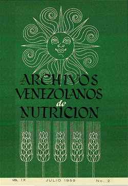 Archivos Venezolanos de Nutrición