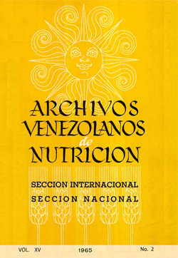 Archivos Venezolanos de Nutrición