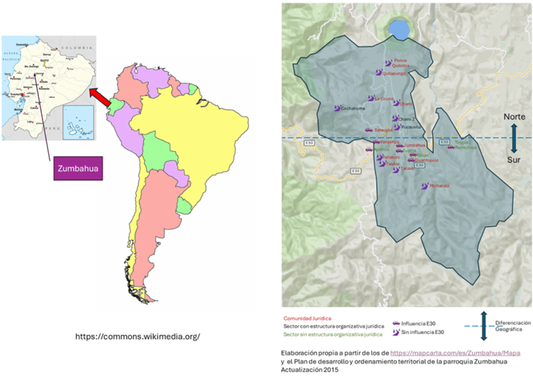 Figura 1. Ubicación de la zona de muestreo e identificación de los municipios y su clasificación geográfica.